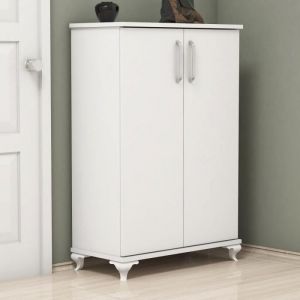 Meuble à chaussures Asta - 72 x 100 x 32.5 cm - blanc