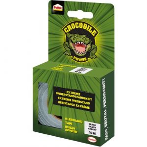 Image de PCTS1 CROCODILE POWER TAPE RUBAN AD SIF ARGENTÉ 1 X 10 M Pattex Crocodile Power