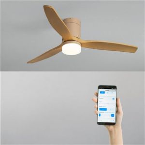 WIND CALM - Ventilateur de plafond silencieux 40W avec pales techniques en ABS de diff&eacute;rentes tailles -