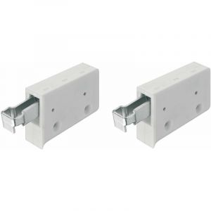 Cyclingcolors 2x ferrure de suspension meuble suspendu 150 kg/paire blanc armoire raccord connecteur support fixation attache réglable porte bois