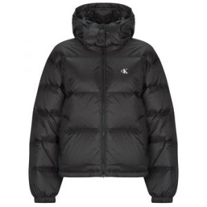 Calvin Klein Veste &agrave; capuche Essential Midweight Puffer noir femme - M
