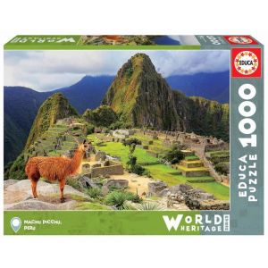 Educa Borrás-1000 Machu Picchu, Pérou Puzzle, 17999, Varié