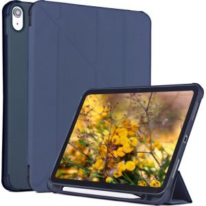 Housse pour tablette adaptée à la housse de l'iPad 10ème génération (2022) 10.9 pouces - Housse pour iPad A16 (2025) 11 pouces - Bleu