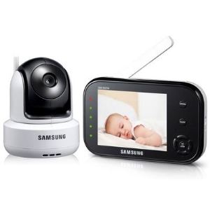 Image de Samsung SEW-3037 - Babyphone vidéo caméra rotative robotisée