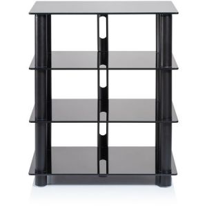 Norstone Epur 4 Noir satin - Meuble Hifi - Meubles et supports Hi-Fi