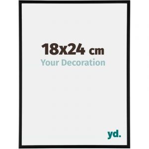 Image de Your Decoration - 18x24 cm - Cadres Photos en Aluminium Avec Verre acrylique - Anti-Reflet - Excellente Qualit&eacute; - Noir Mat - Cadre Decoration Murale