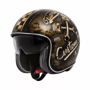 Premier Casque moto jet Vintage Op 9bm