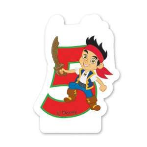 Procos Bougie Jake le pirate Chiffre 5