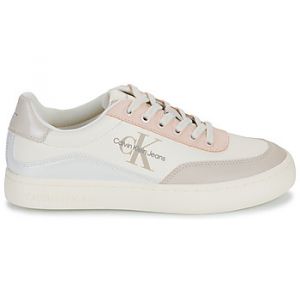 Calvin Klein Baskets basses Jeans CLASSIC CUPSOLE LOW LACE LTH ML Blanc - Taille 36,37,38,39,40