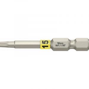 Wera 05060507001 - Embout avec fonction de retenue; 867/4 TORX HF Embouts avec fonction de retenue, TX 15 x 50 mm