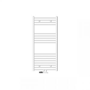 Ecd Germany Radiateur de salle de bain Sahara 600 x 1200 mm blanc courbe + raccord central