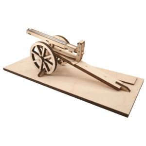 Revell 00514 - Leonard de Vinci : Canon à hauteur ajustable - Maquette en bois échelle 1:72