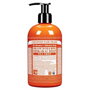 Dr Bronner's 4-in-1 Tea Tree Organic Pump Soap - 355 ml