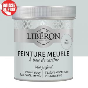 Liberon Peinture Meuble Caséine 0.5L Gris Nuée