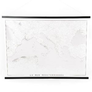 Amadeus Kakemono Méditerranée 100x140cm Blanc