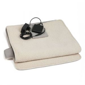 Confort Zone Coussin chauffant en sherpa