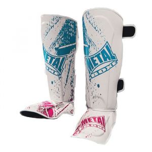 Metal Boxe Protège-tibias pied Miami Vice