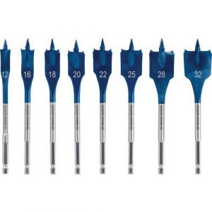 Bosch Blister 8 mèches plates SelfCut Speed 12 - 32 mm expert - 2608900335