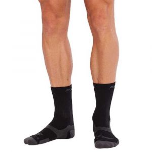 Image de 2XU Chaussettes Vectr L.cush Full Lenght - Black / Titanium - Taille M