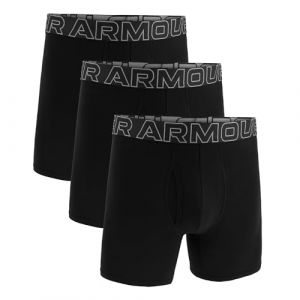 Under Armour Men's Performance Cotton 6" 3 Pack Solid Boxer Briefs