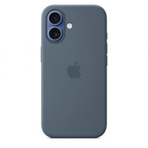 Apple Coque iPhone 17 en silicone avec MagSafe - Bleu Ancre
