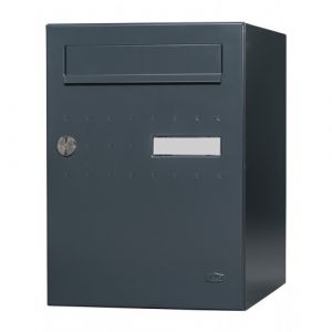 Renz Bo&icirc;te aux lettres et &agrave; colis individuelle 1 porte Eclipse - anthracite 7016