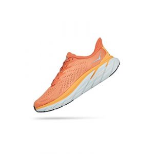 Hoka one one Clifton 8, Chaussure de Course Femme, Sun Baked Shell Coral, 41 1/3 EU