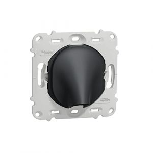 Schneider Electric Ovalis - sortie de câble - 16A - Ø6..12mm - sans plaque -Anthracite - S461662