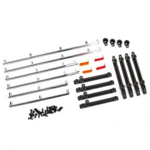 Traxxas Garniture Laterale Gauche Et Droite (Chrome), Fixations, Lentille Led -