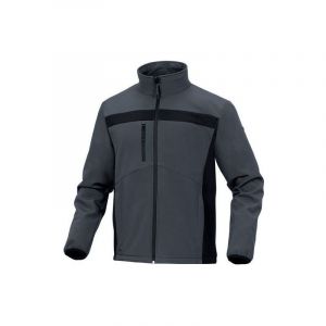 Image de Delta Plus Veste sofshell LULEA2 noir et grise taille L - LULE2GRGT