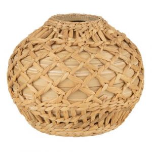 J-Line Vase Tresse Bambou Naturel Small