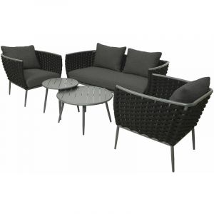 Salon de jardin Monza Noir