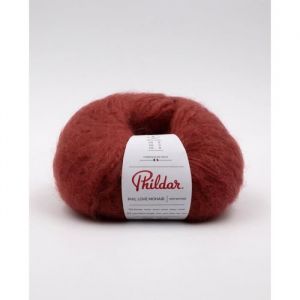Pelote de Laine et Mohair Phil Love Mohair - Phildar(...) - Grenat Rose