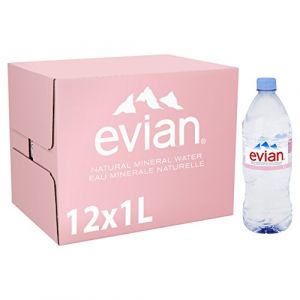 Image de Evian Bouteille eau 1 litre - Carton de 12