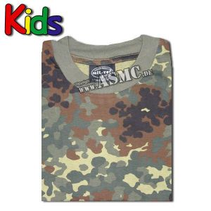 Image de MFH T-Shirt Enfant US Army Style Camouflage