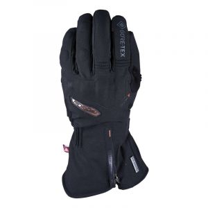 Five Gants cuir/textile femme WFX City Evo Long Woman noir- M