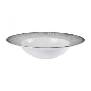 Tramontina Assiette à pâte ronde ornée porcelaine 27 cm Camila.