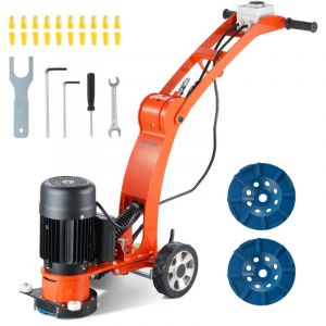 Ponceuse Électrique pour Sol en Béton-VEVOR-1500 W-Vitesse 1400 tr/min-Meuleuse de Surface pour Granit Marbre Pierres