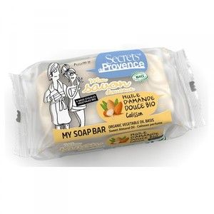 Secrets de provence Savon Bio Huile d'Amande douce, Calisson 100 g