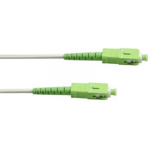 Lineaire Cordon jarretière fibre optique SC APC / SC APC pour Box Internet - 2 mètres
