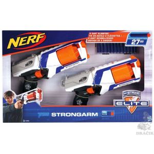 Hasbro Maxi Pack Nerf Elite Strongarm - Pack de deux pistolets