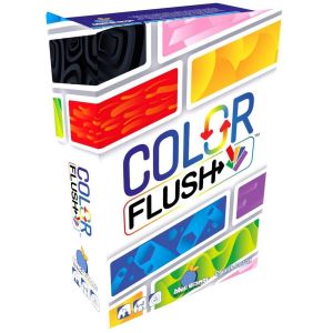 Blue Orange Color Flush Jeu de Société Idéal pour s'Amuser en Famille ou Entre Amis en Soirée De 3 à 6 Joueurs Jeu d'Ambiance et de Rapidité Jeu de Carte À Partir de 7 Ans