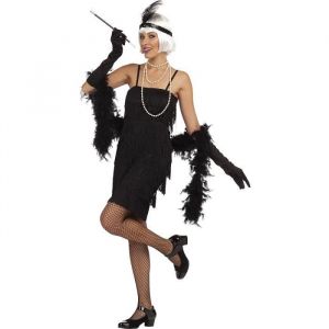 Funidelia | Déguisement Charleston Noir années 20 pour Femme Taille L Années 20, Cabaret, Gangster, Décennies