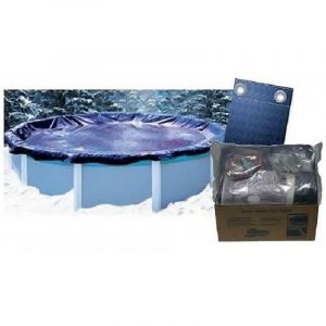 Jardiboutique 4.57 x 9.14 m Bâche hivernage - piscine hors sol - Bleu