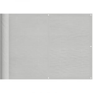 VidaXL Cran de balcon gris clair 75x300 cm 100% polyester oxford