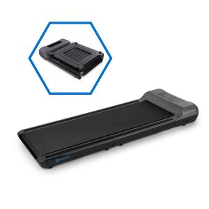 Capital Sports Compact Space - Tapis de course pliable, 151 x 16 x 64 cm, vitesse > 6 km-h - Noir