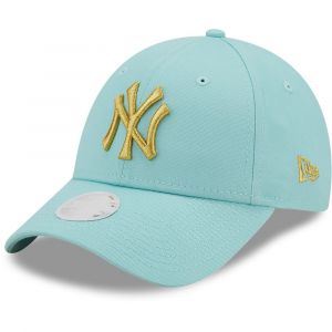 New era Casquette Metallic Logo 9forty New York Yankees One Size Turquoise