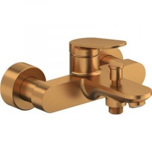 Duravit Mitigeur bain douche m&eacute;canique Wave bronze bross&eacute;