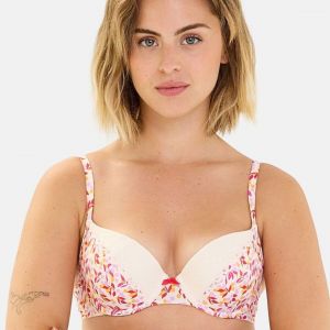 Billet Doux Soutien-gorge coques à armatures rose feuillage et baies