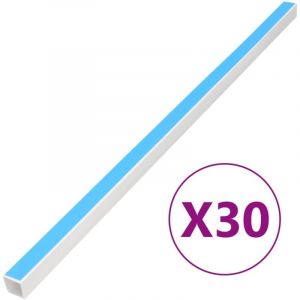 VidaXL Goulotte de c&acirc;ble auto-adh&eacute;sive 10x10 mm 30 m pvc